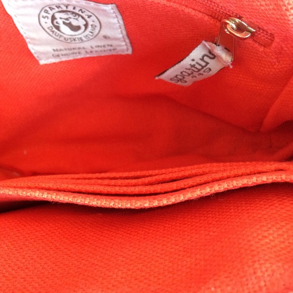 ❌SOLD❌ Spartina Linen and Leather Crossbody Bag - Picture 10 of 11